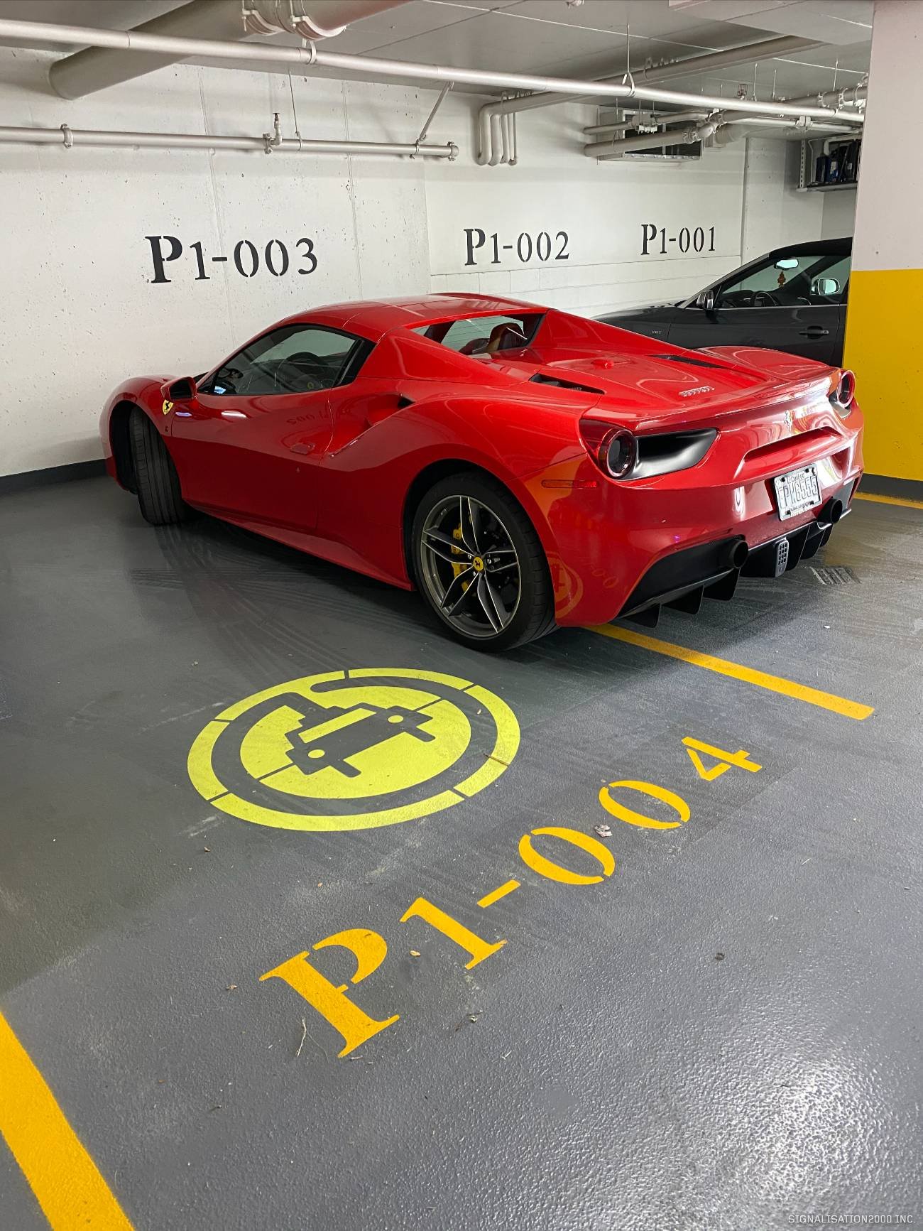 fleches et symboles pour marquage des parkings