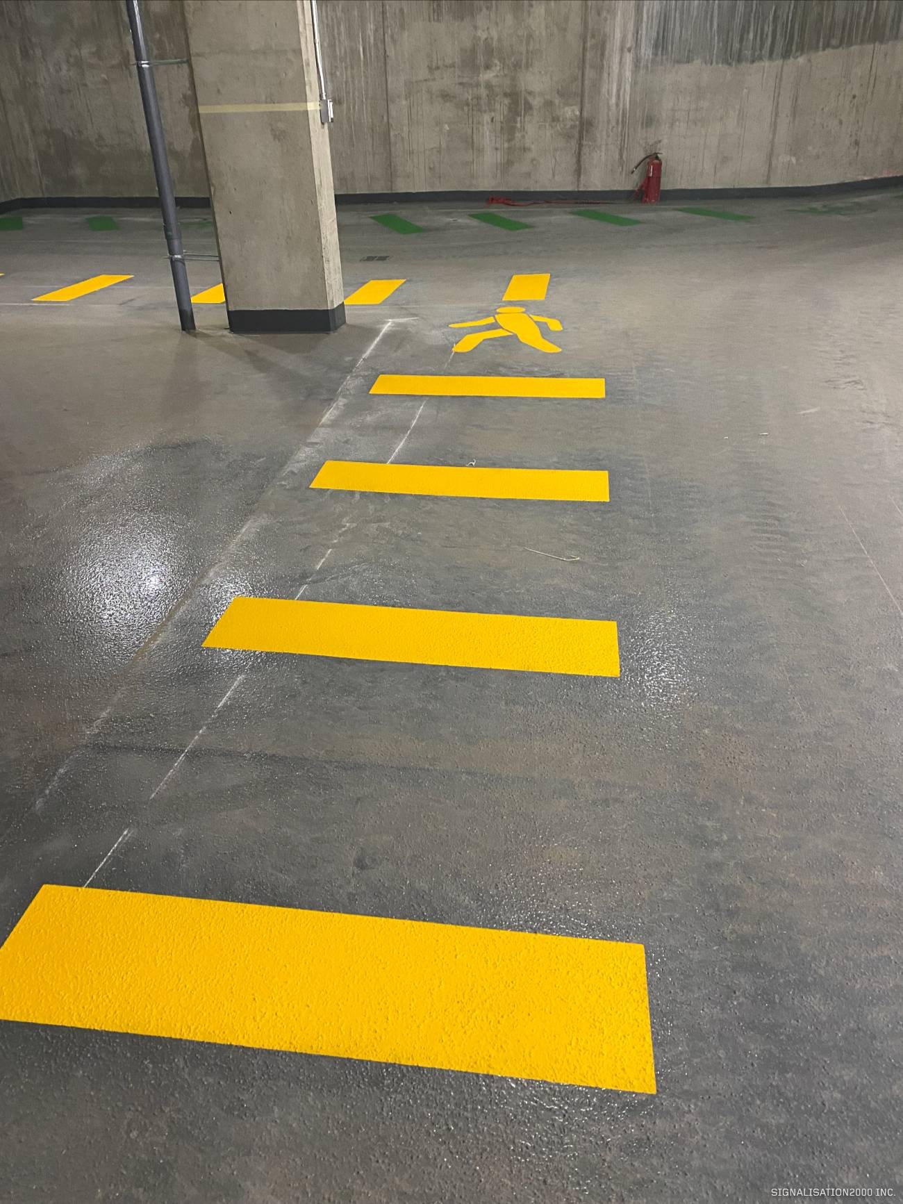 fleches et symboles pour marquage des parkings