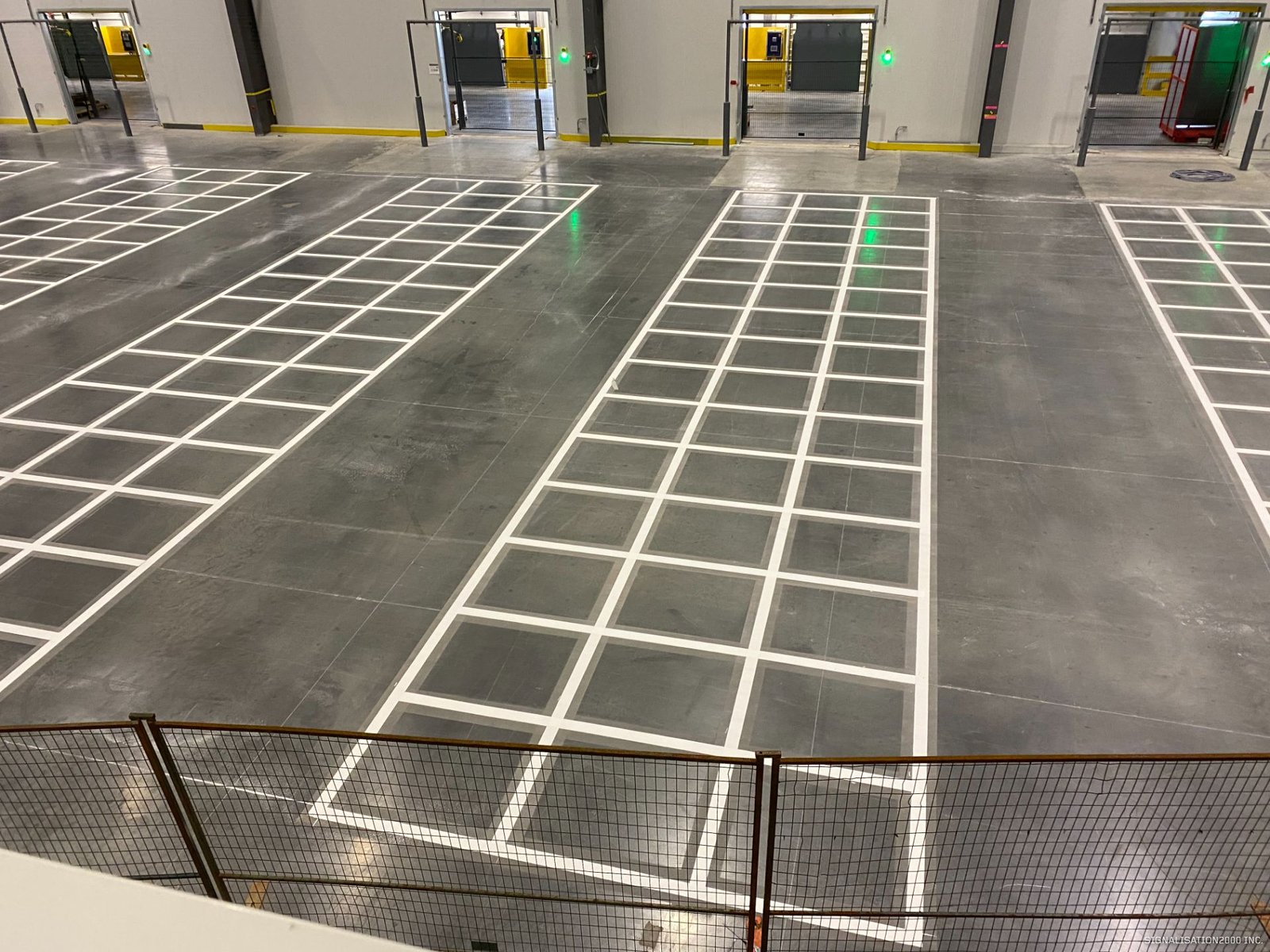 ruban de signalisation de marquage industriel et de sécurité pour usines et entrepôts