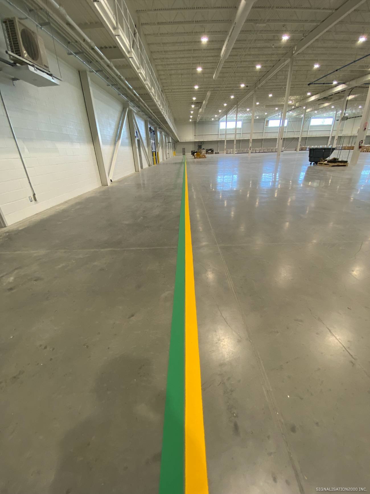 ruban de signalisation de marquage industriel et de sécurité pour usines et entrepôts