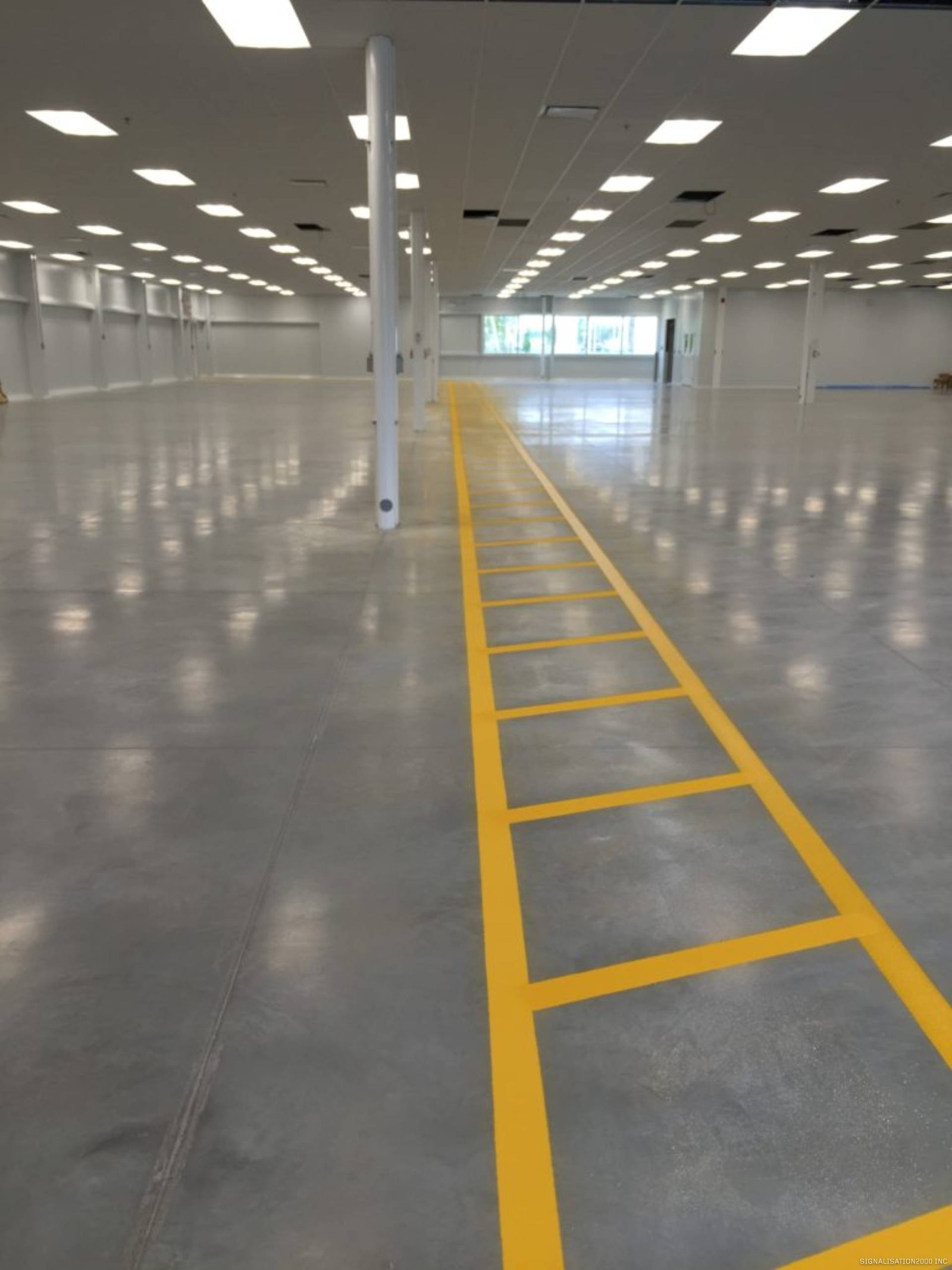 ruban de signalisation de marquage industriel et de sécurité pour usines et entrepôts