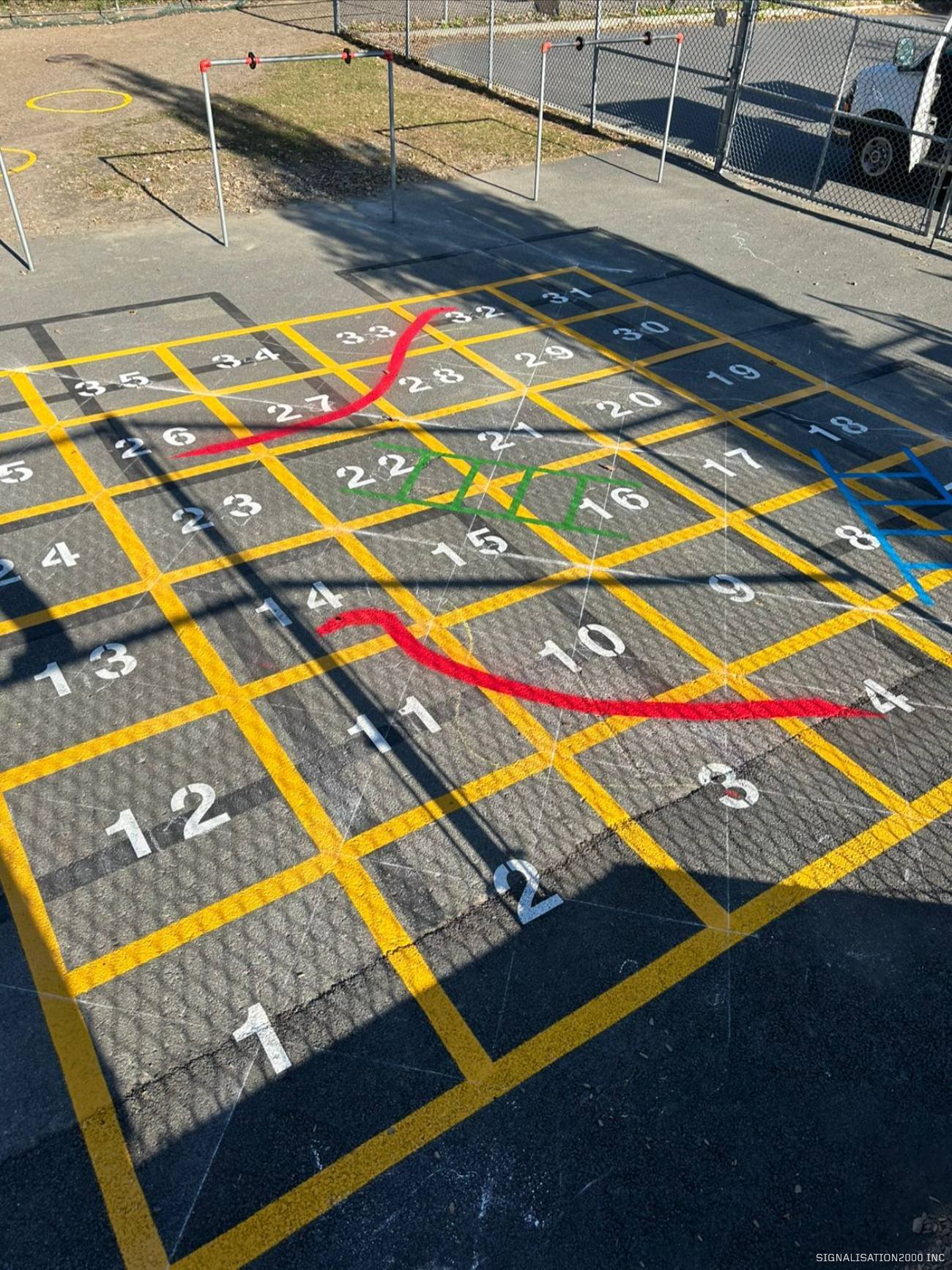 tracage de terrain de jeux